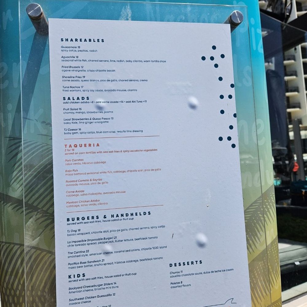 Shoreline - Menu - New American Near Me - San Diego, California Shoreline - Menu - New American Near Me - San Diego, California