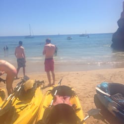Kayak Adventures - Half way stop off point at a secluded beach only accessible by sea