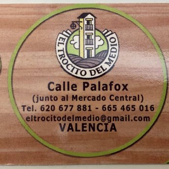 El Trocito del Medio - Business Card - Spanish Near Me - València, V El Trocito del Medio - Business Card - Spanish Near Me - València, V