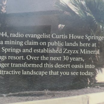 Soda Springs Resort - Part of an interpretive marker. - Landmarks & Historical Buildings Near Me - Baker, California