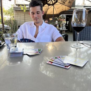 Timo Wine Bar - Patio. Pictured: Bull by the Horns, Cabernet Sauvignon, Paso Robles - Tapas/Small Plates Near Me - Phoenix, Arizona
