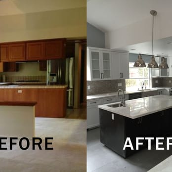 Quality First Builders Inc. - This is the amazing kitchen remodeling before & after photo. Eli did a fantastic job to our new house. - General Contractors Near Me - Sherman Oaks,, California