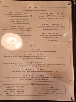 Menu photo 6 The Lowery Bar & Kitchen Sunnyside, NY Menu photo 6 The Lowery Bar & Kitchen Sunnyside, NY