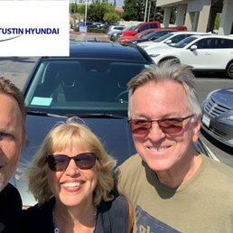 Exterior outside entrance of Tustin Hyundai - Very satisfied customers thanks to Rick! - Tustin, California Exterior outside entrance of Tustin Hyundai - Very satisfied customers thanks to Rick! - Tustin, California