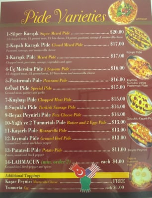 Menu photo 4 Star Pide Salonu Paterson, NJ