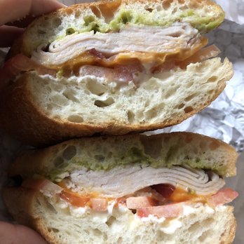 Flowers Cafe - Kaiser Richter - The Bandstand on classic French roll - CRAPPED - Breakfast & Brunch Near Me - New York, New York Flowers Cafe - Kaiser Richter - The Bandstand on classic French roll - CRAPPED - Breakfast & Brunch Near Me - New York, New York