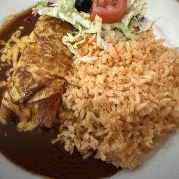Beef enchilada with only rice Beef enchilada with only rice