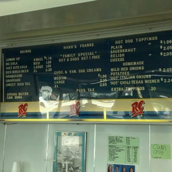 Hank's Franks - Menu - Hot Dogs Near Me - Lodi, New Jersey Hank's Franks - Menu - Hot Dogs Near Me - Lodi, New Jersey