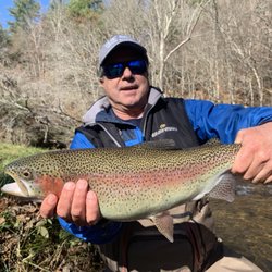 Fly Fish Blue Ridge - Huge rainbow trout!