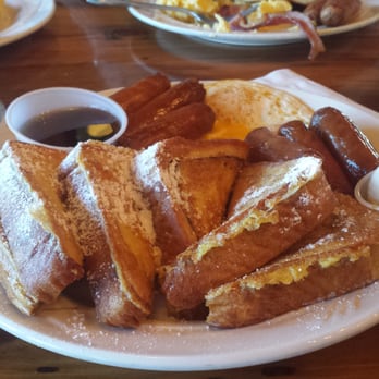 Rainbow Oaks Restaurant - Lumberjack breakfast with French Toast instead of pancakes. - American Near Me - Fallbrook, California Rainbow Oaks Restaurant - Lumberjack breakfast with French Toast instead of pancakes. - American Near Me - Fallbrook, California
