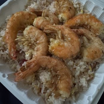 Aloha Manapua - Garlic shrimp with fried rice - Dim Sum Near Me - Honolulu, Hawaii Aloha Manapua - Garlic shrimp with fried rice - Dim Sum Near Me - Honolulu, Hawaii