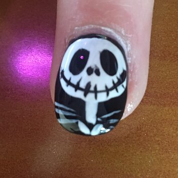 ProfessioNails - Jack from the Nightmare Before Christmas - Nail Salons Near Me - Provo, Utah