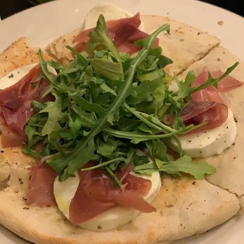 Bistro Casanova - Prosciutto, Fresh Mozzarella and Arugula Pizzette - Mediterranean Near Me - Kahului, Hawaii