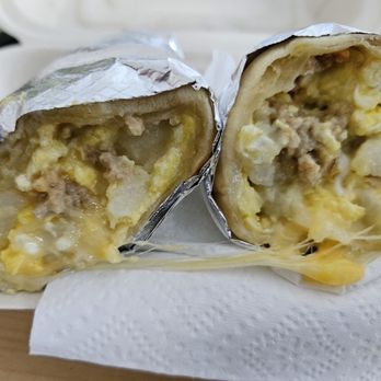 Fina's Cafe - Sausage breakfast burrito - Coffee & Tea Near Me - San Carlos, California Fina's Cafe - Sausage breakfast burrito - Coffee & Tea Near Me - San Carlos, California