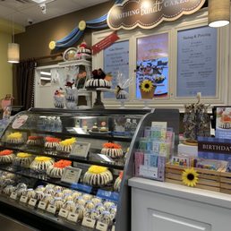 a display of bundt cakes