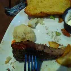 Boston Pizza - This is medium??? Really???? Shouldn't it be PINK, Somewhere??? Like in the middle?