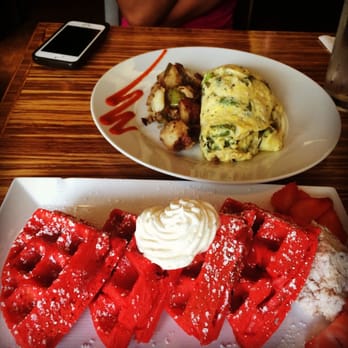 Lulu's - Crab omelet and red velvet waffles - New American Near Me - Richmond, Virginia Lulu's - Crab omelet and red velvet waffles - New American Near Me - Richmond, Virginia