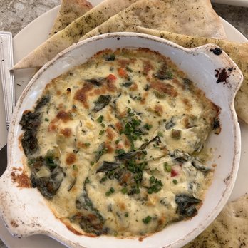 Habitant at Nordstrom - Spinach & Artichoke dip with seasoned pita - Cocktail Bars Near Me - Honolulu, Hawaii