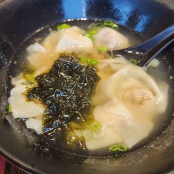 Dough Zone Dumpling House - University District - Pork Wontons in Chicken Broth (10/10/23) - Chinese Near Me - Seattle, Washington Dough Zone Dumpling House - University District - Pork Wontons in Chicken Broth (10/10/23) - Chinese Near Me - Seattle, Washington
