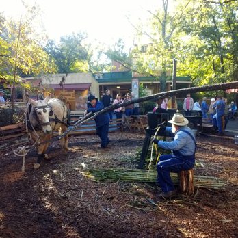 Silver Dollar City - Pressing sugar cane - Amusement Parks Near Me - Branson, Missouri Silver Dollar City - Pressing sugar cane - Amusement Parks Near Me - Branson, Missouri