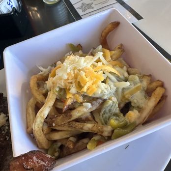Upscale Rio - Green chile cheese fries - Burgers Near Me - Rio Rancho, New Mexico