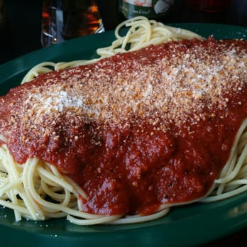 Italian House - This is my spaghetti and it was $5 - Italian Near Me - Janesville, Wisconsin