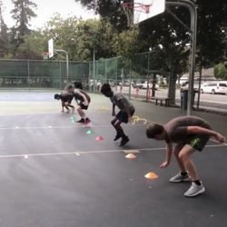 Lateral movement to sprints