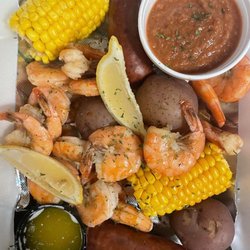 Caribbean Ice Company - Boiled Shrimp with Sausage - Friday Night Special