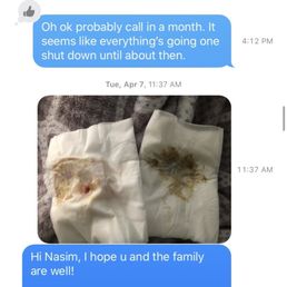 I oozed uncontrollably. He said this isn't an infection. He just didn't want to deal with me because I was having problems