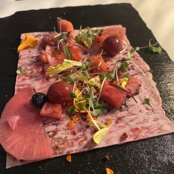 LB Steak - A5 MIYAZAKI WAGYU CARPACCIO - Steakhouses Near Me - San Jose, California