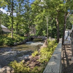 Raging rapids off the back deck