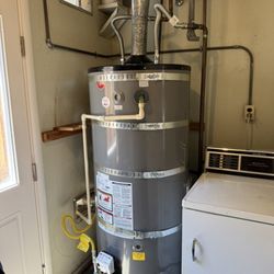 Mario's Plumbing And Drains - Sunday emergency 100G water heater installation.