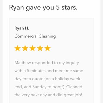 Royal Executive Cleaning Services - Office Cleaning | Move Out Cleaning| A review someone from Thumbtack left us! - Home Cleaning Near Me - Independence, Missouri