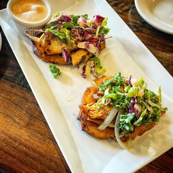 Orchid7 - Fried Plantain Sliders with Chicken - Caribbean Near Me - Dedham, Massachusetts Orchid7 - Fried Plantain Sliders with Chicken - Caribbean Near Me - Dedham, Massachusetts