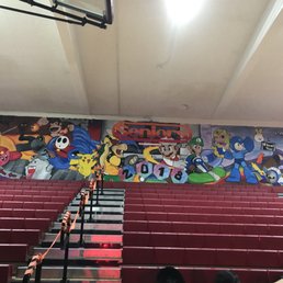 Class of 2018 Senior Backdrop (first rally as seniors, Nintendo themed)