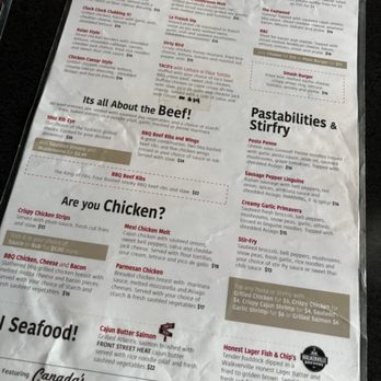 Eastwood's Grill & Lounge - Menu - Pubs Near Me - Windsor, Ontario