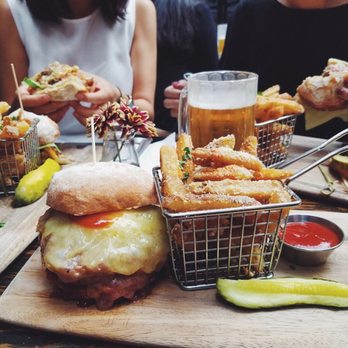Tavern29 - Turkey burger with truffle fries - Breakfast & Brunch Near Me - New York, New York