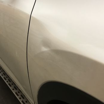 OutDoor Dent Repair - My Highlander before Corey got to it. - Mobile Dent Repair Near Me OutDoor Dent Repair - My Highlander before Corey got to it. - Mobile Dent Repair Near Me