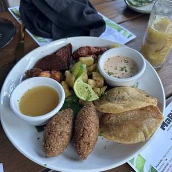 MaBi Tropical - Bandeja Mabi appetizer platter - Latin American Near Me - Charlotte, North Carolina MaBi Tropical - Bandeja Mabi appetizer platter - Latin American Near Me - Charlotte, North Carolina