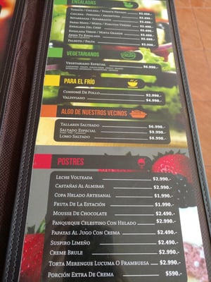 Menu photo 1 La Parrilla del Chef Providencia, RM
