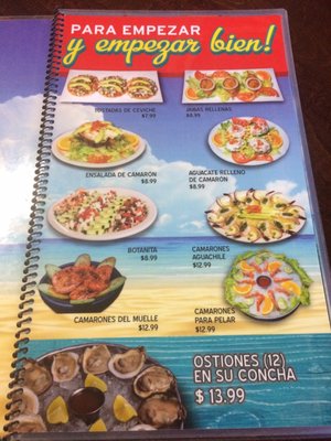 Menu photo 4 Muelle37 Mcallen, TX