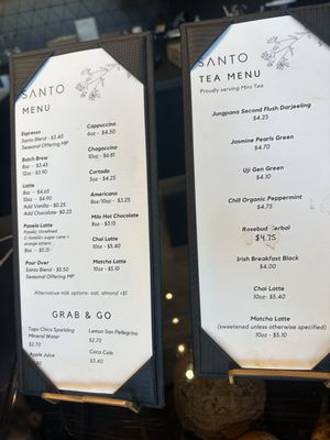 Menu photo 3 Santo Coffee Seattle, WA Menu photo 3 Santo Coffee Seattle, WA