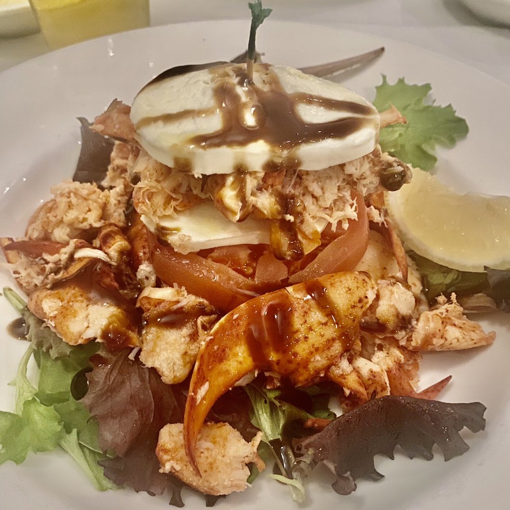 Mia Regazza - Lobster Caprese Salad - Italian Near Me - Abington, Massachusetts Mia Regazza - Lobster Caprese Salad - Italian Near Me - Abington, Massachusetts