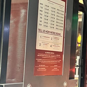 Jack in the Box - Hours of operation posted in the drive thru - Burgers Near Me - Chandler, Arizona Jack in the Box - Hours of operation posted in the drive thru - Burgers Near Me - Chandler, Arizona
