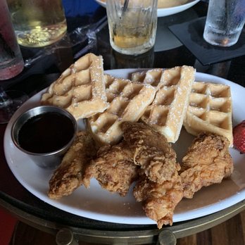 Upper Kirby Bistro - Chicken Waffels - New American Near Me - Houston, Texas Upper Kirby Bistro - Chicken Waffels - New American Near Me - Houston, Texas