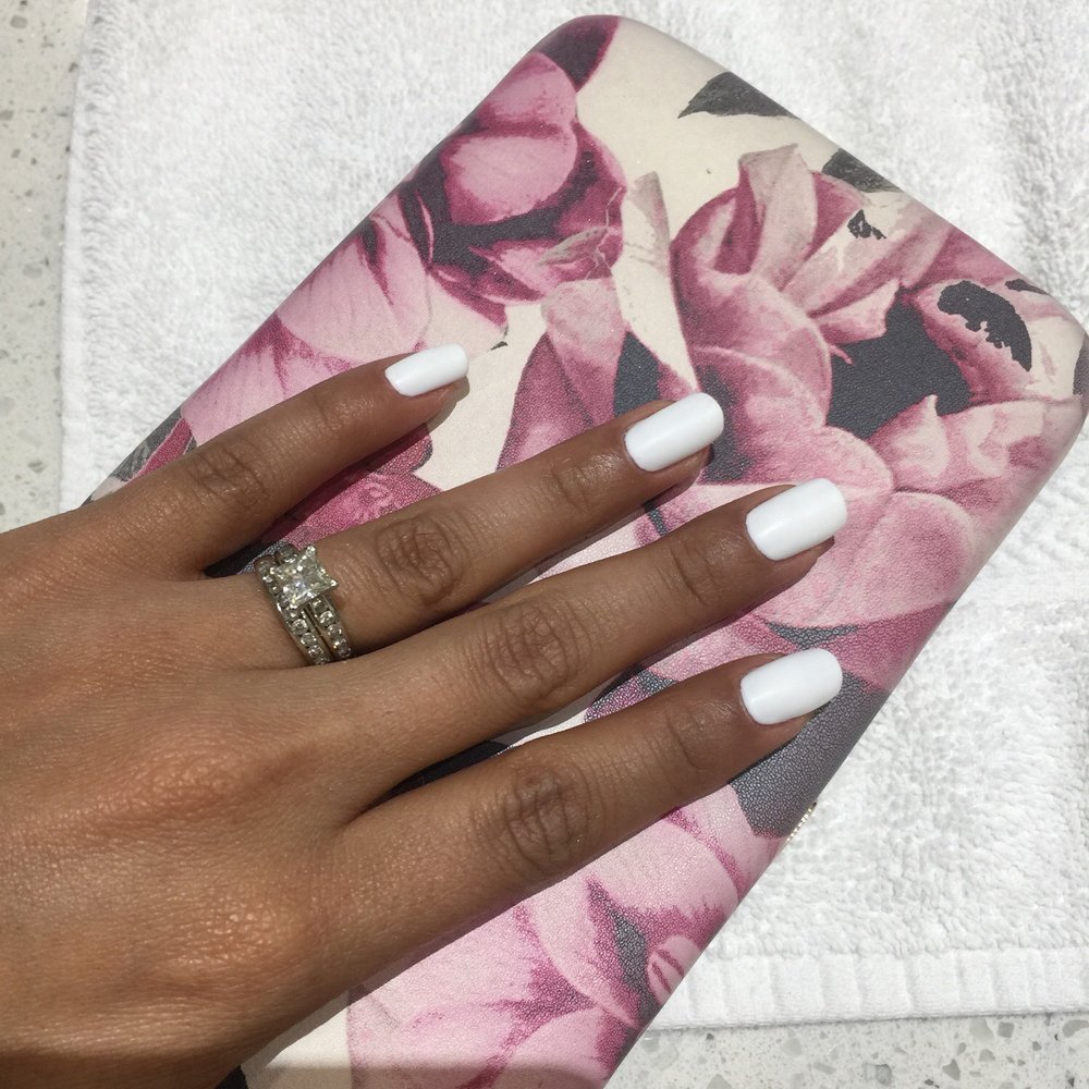 L'Amour Nails Spa - Matte white gel mani, I love Cindy's work! - Nail Salons Near Me - Tujunga, California L'Amour Nails Spa - Matte white gel mani, I love Cindy's work! - Nail Salons Near Me - Tujunga, California
