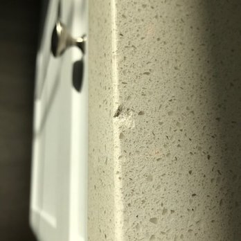 Brady Seal - Before (1/4" chip) - Grout Services Near Me