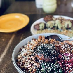 Norah - Bibimbap and Miso Corn Fritters