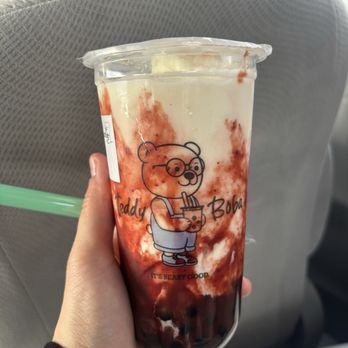 Teddy Boba - Strawberry Coconut SM - Coffee & Tea Near Me - Auburn, California Teddy Boba - Strawberry Coconut SM - Coffee & Tea Near Me - Auburn, California