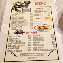 Cafe Salamanca - Menu ~ 1.1.25
